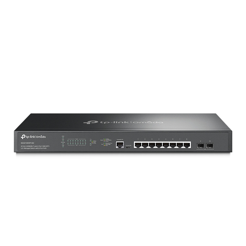 Switch TP-Link Omada SG3210XHP-M2 Gestionado, L2+, RJ-45 8, 2.5g Ethernet (100/1000/2500), (PoE +) 8, 1U, Negro