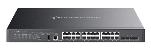 Switch TP-Link SG5428XMPP Gestionado, L3, RJ-45 24, Gigabit Ethernet (10/100/1000), (PoE +) 16, Negro