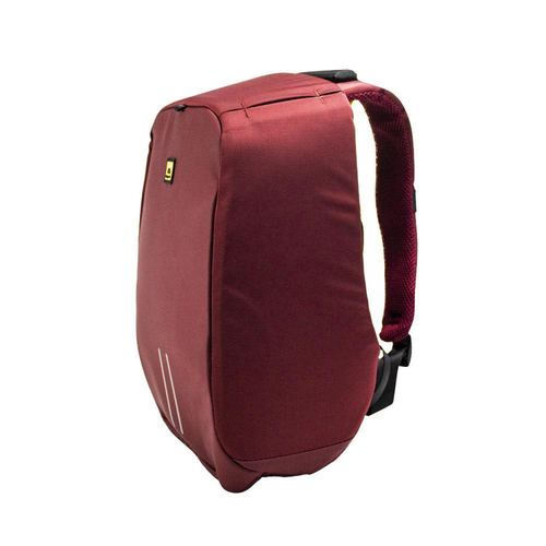 Mochila Skypeak SHIELD-115PO Tamaño Max de Pantalla 15.6", Color Rojo, con a Prueba de Agua