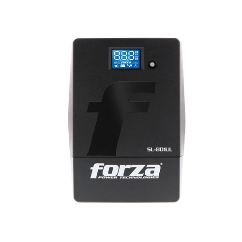 UPS Forza SL-801UL Interactivo 800VA/480W 8 Salidas (6/2) LCD Tactil Salidas RJ45 RJ11 Torre 120V