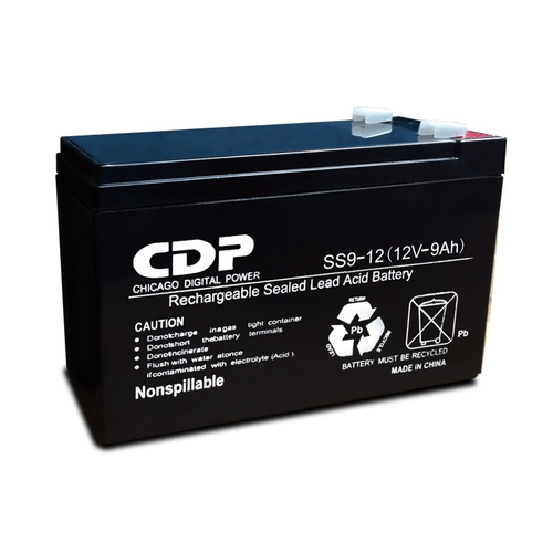 Bateria para UPS CDP Slb 12-9 Sealed Lead Acid (vrla), 12 V, 9 Ah, Negro