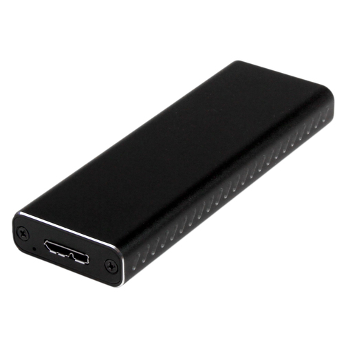 Gabinete para Disco Duro Startech Adaptador SSD M.2 a USB 3.0 Uasp con Carcasa Protectora - Conversor Ngff de Unidad SSD, (SM2NGFFMBU33)