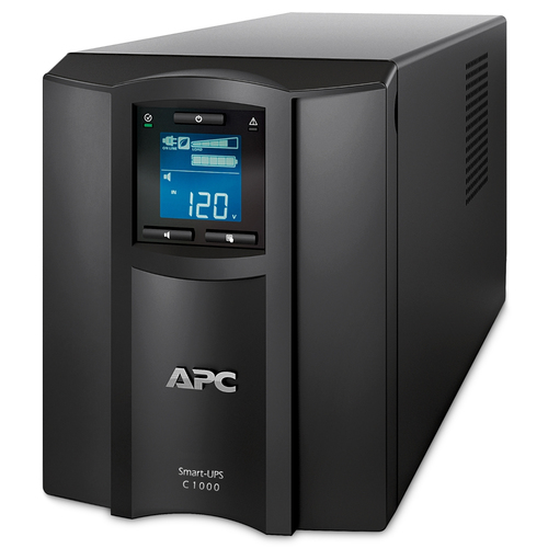 No Break APC SMC1000C 1 kVA, 50/60 Hz, Salida 600 W, Entrada 85 V, Salida 127 V, 50/60 Hz, 8 Salidas AC, Tiempo Recarga Bat. 3 H, Certi. Rohs, Energy Star, Tower