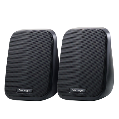 Bocinas Vorago SPK-107, Alambricas, 3.5mm, 3W Rms, USB, Negro