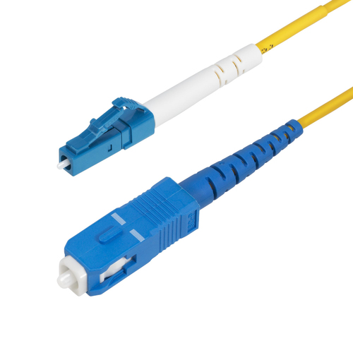 Cable Startech.com 15 m, Fibra OS2, Lc, Sc, 100 Gbit/s, Amarillo