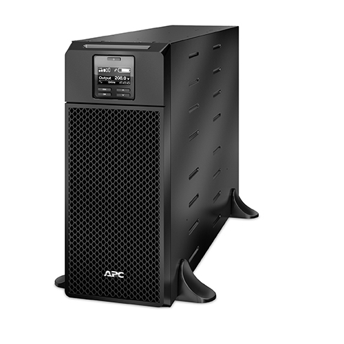 No Break APC SRT6KXLT 6 kVA / 6000 W, 480 J, Entrada 275 V, 6 Salidas AC, Negro