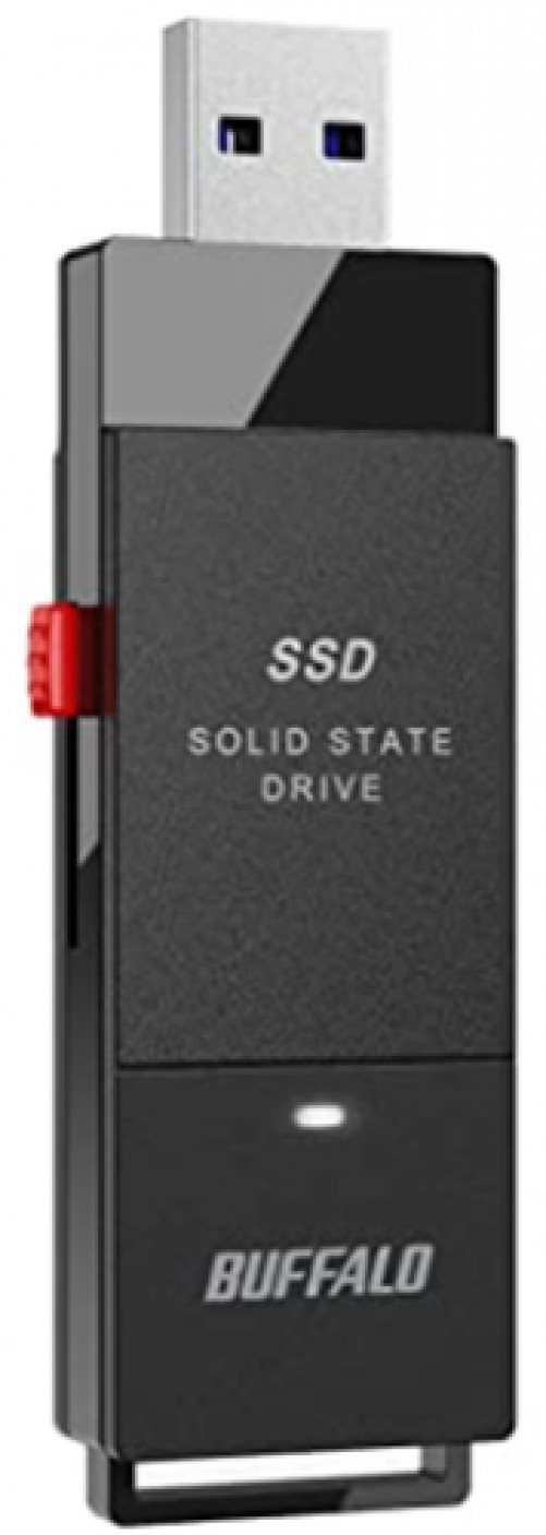 SSD Externo Buffalo SSD-PUT2.0U3B 2 TB, USB Tipo A a USB Tipo C, Negro