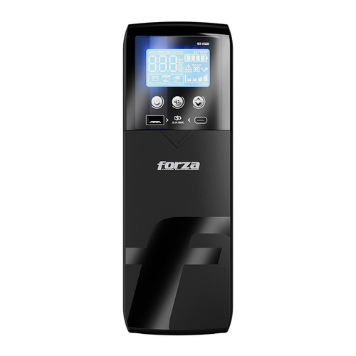 UPS Forza ST-1501 UPS Inteligente 1500VA/900W Torre Compacta, 10 Salidas, LCD, Puertos Usc de Carga, SOFTWARE-120V