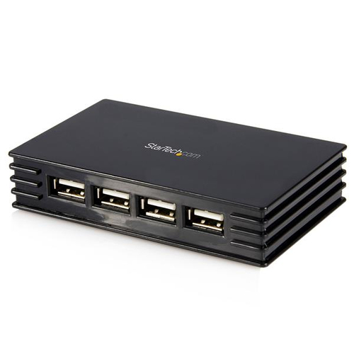 Hub Startech.com Interfaz USB 2.0 Type-b, Plástico, Cantidad de Puertos 4, 4 USB 2.0, Velocidad 480 Mbit/s, Color Negro