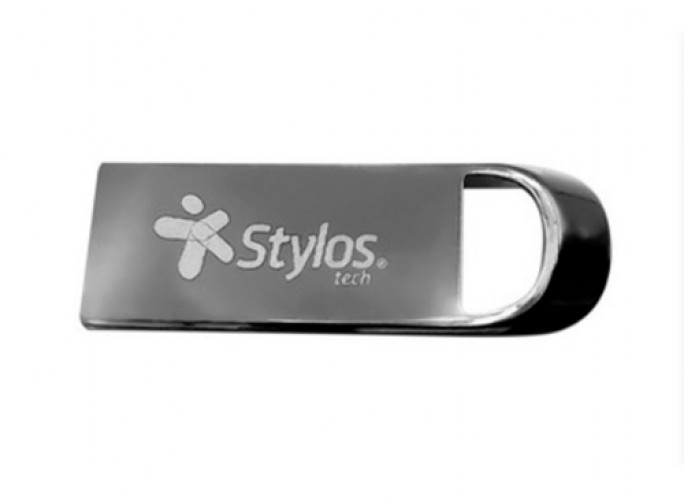 Memoria USB Stylos STMUS5128B 128 GB USB Tipo A, 2.0, Color Plata