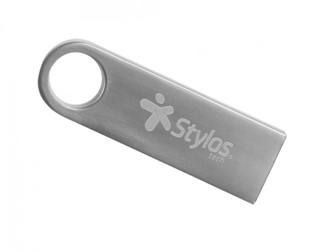 Memoria USB Stylos STMUS5256B 256 GB USB Tipo A, 2.0, Color Plata