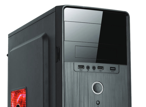 Gabinete Stylos, Micro ATX/itx, Puerto para Ventilador de 8cm, USB 3.0x 1 y 1.1x 1, 1x 2.5 SSD, 2x Odd, 1x 3.5 SSD, 3x 3.5 HDD, 4x PCI, 1x 500W