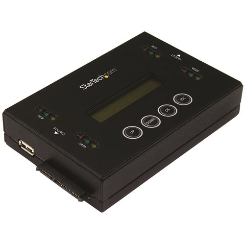 Docking Station Startech.com Clonador y Borrador Independiente 1:1 para Memorias USB Y Unidades de Disco Duro y SSD SATA - con Pantalla LCD - Taa - Independiente del Sistema Operativo, Duplicador D...