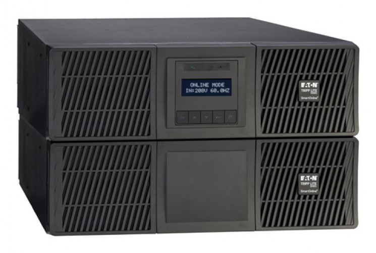 UPS Smartonline de Doble Conversion en Linea 5000 VA 4500 W 120/208 V con Transformador Reductor - 18 Tomacorrientes 5-20R, 2 L6-20R y 1 L6-30R, Etda L6-30P, Tarjeta de Red, 6U