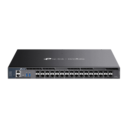 Switch Omada | TP-Link | SX6632YF | L3 Stackable de 26 Puertos Sfp+ 10g | 6 Puertos SFP28 25g | Stacking Fasico | Funciones L3 Enterprise | Rip, Ospf, Ecmp