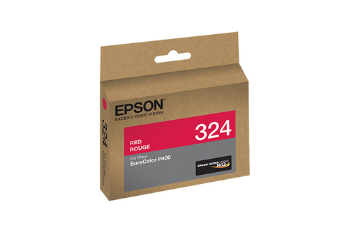 Cartucho de Tinta Epson T324720 Original, Rojo, 14 ml, Compatibilidad Surecolor Photo P400