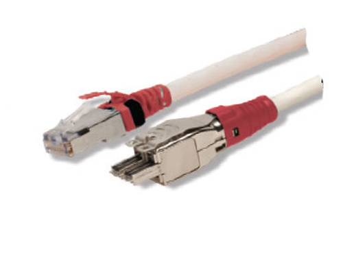Bobina Siemon Cat6A 3m Cat6A, 3 m, Blanco