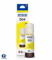 Botella de Tinta Epson 504 Amarillo (T504420-AL) 70ml, para L4150, L4160, L6161, L6171 Original