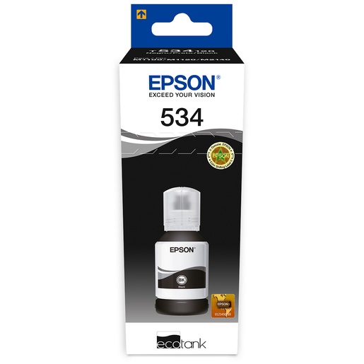 Botella de Tinta Epson 534 Negra (T534120-AL) 120ml