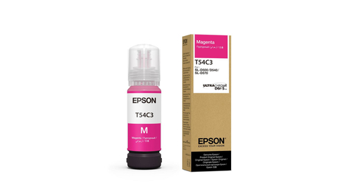 Botella de Tinta Epson C13T54C320 Magenta, 70 ml, Compatibilidad Surelab SL-D500