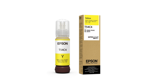 Botella de Tinta Epson C13T54C420 Amarillo, 70 ml, Compatibilidad Surelab SL-D500
