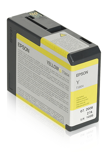 Cartucho Epson Modelo T58 Amarillo Photo, para Stylus Pro 3800, 3880