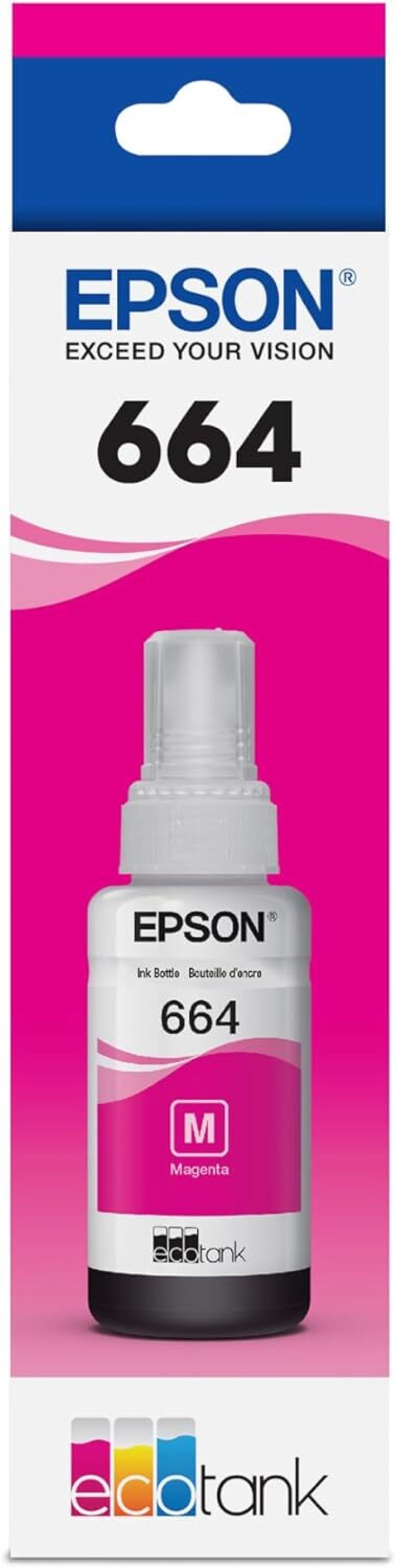 Botella de Tinta Epson Magenta T664320 70 ml Original