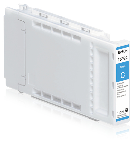 Cartucho de Tinta Epson Singlepack Ultrachrome Xd Cyant692200(110ml) Original, Cian, 110 ml