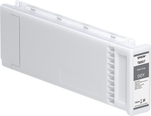 Cartucho de Tinta Epson T8007 Original, Gris, 700 ml