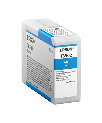 Cartucho de Tinta Epson T850200 Original, Cian, 80 ml