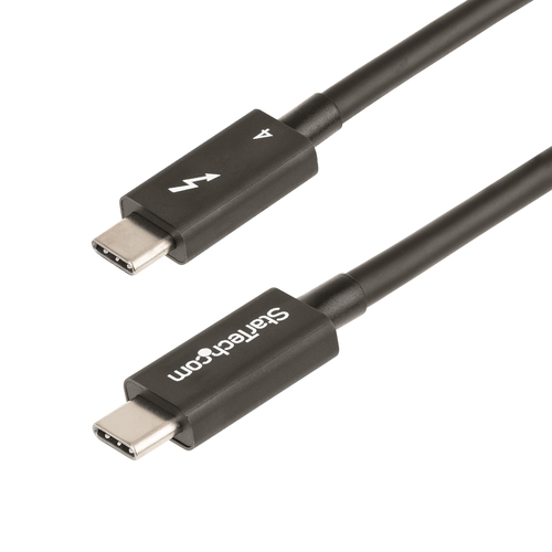 Cable Thunderbolt Startech.com 0.5 m V. 4, 40 Gbit/s, Negro