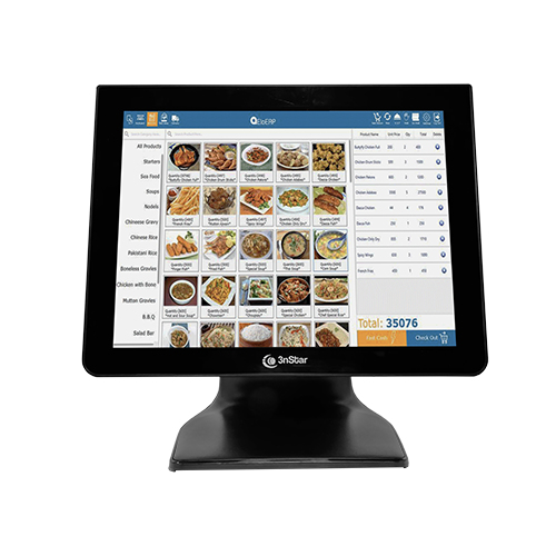 Monitor 3nstar TCM008VH Touch, 15", 1024 x 768, Negro