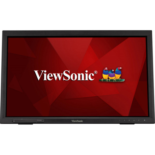 Monitor Viewsonic TD2223, Pantalla Tactil (touch) de 22 Pulgadas, Resolucion Full HD 1920x1080, Tecnologia IR de 10 Puntos, HDMI, VGA, Dvi, VESA.