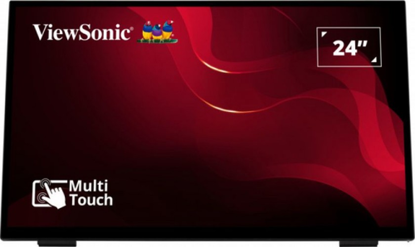 Monitor Viewsonic TD2465 Touch 24", Full HD, LED, 60 Hz, Negro