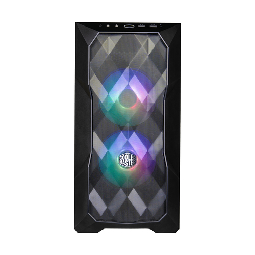 Gabinete Cooler Master TD300 Mesh Mini Tower con Ventana, 2x Vent. Argb, Negro