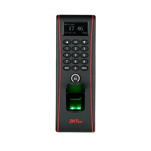 Control de Acceso Zkteco TF1700 Lector de Huella, con Lector de Código de Acceso, con Lector de Tarjeta, 10000 Tarjetas, 50000 Registros, OLED, con Teclado Integrado, con Conectado a PC, RJ-45, Colo...
