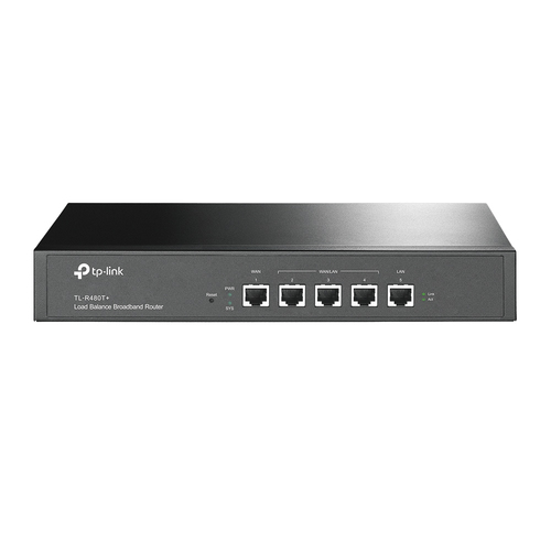 Routeador Balanceador TP-Link, Alambrico Firewall Puertos 2WAN y 3LAN VPN Pass Port Mirror 266MHz VER5.1