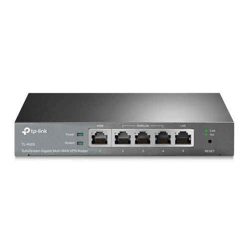 Router TP-Link ER605 TL-R605 V2, Omada VPN Gigabit, Balanceo Multi WAN Hasta 3 Puertos, 1 Puerto USB Para Modem 4g 3g, Chasis Metalico.