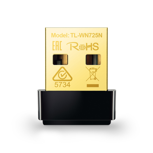 Adaptador Inalambrico TP-Link TL-WN725N 150Mbps, USB, Negro