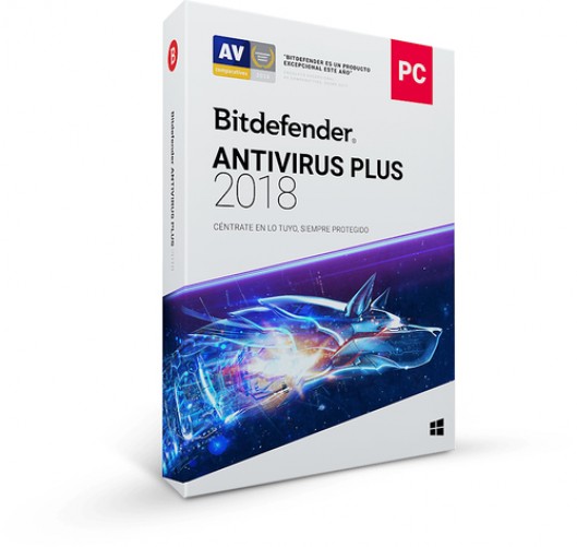Antivirus Bitdefender Antivirus Plus 2018, 1Y, 3U, Mx, 3 Licencia(s), 1 Año(s)