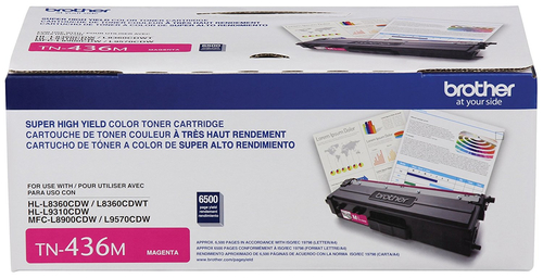 Tóner Brother TN-436M Original, Magenta, Extra (súper) Alto Rendimiento
