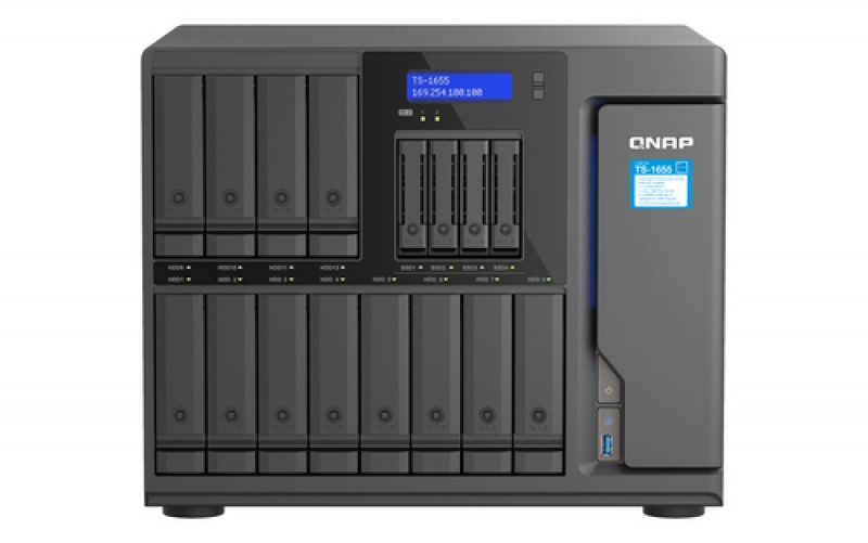 NAS Qnap TS-1655 C5125, 2.8 GHz, 0 TB