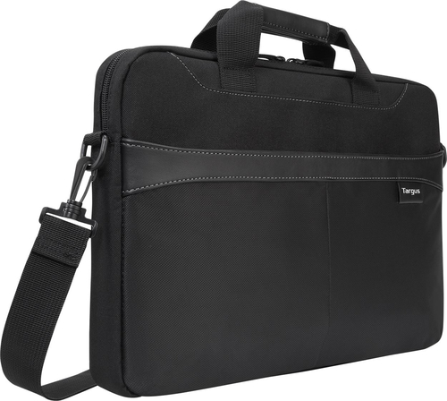 Maletin Targus TSS898, para Laptop Hasta 40.6cm (16 Pulgadas) Color Negro, Correa Tipo Mensajero