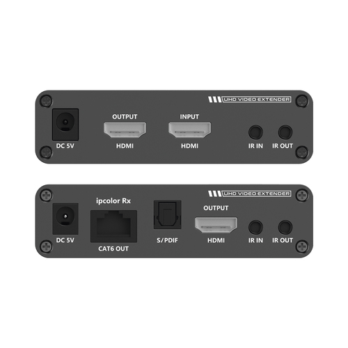 Extensor Epcom TT-676 Transmisor y Receptor AV, 3840 x 2160, 2hdmi, Negro