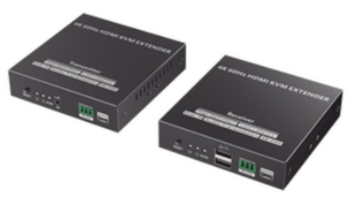 Extensor Epcom TT582KVM-RX Receptor AV, 3840 x 2160, Hasta 150 m, Negro