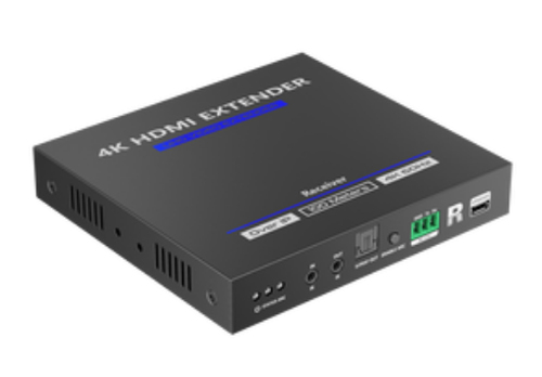 Extensor Epcom TT592RX Receptor AV, 4096 x 2160, Hasta 100 m, Negro