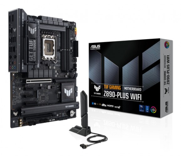 Tarjeta Madre Asus Tuf Gaming Z890-PLUS WiFi, ATX, Lga 1851, Intel Z890, 192GB DDR5
