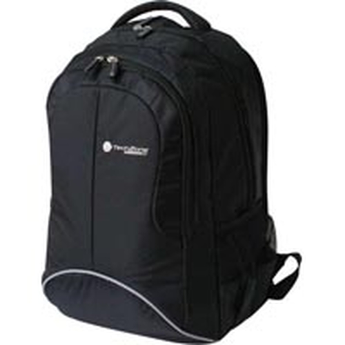 Mochila Techzone TZBTS10BLK Sport P/laptop Hasta 15.4 Pulgadas, Color Negro