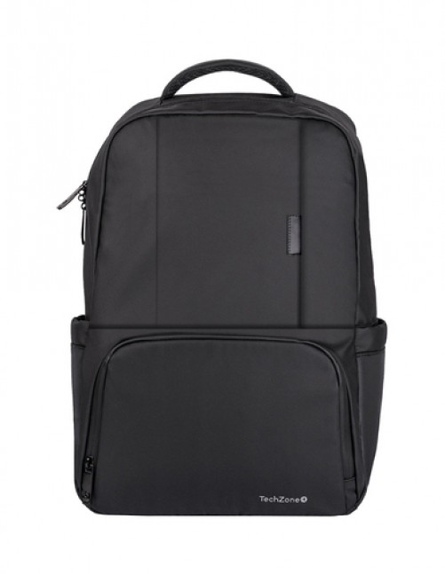 Mochila Techzone TZLBP05 Tamaño Max de Pantalla 16", Poliéster, Color Negro