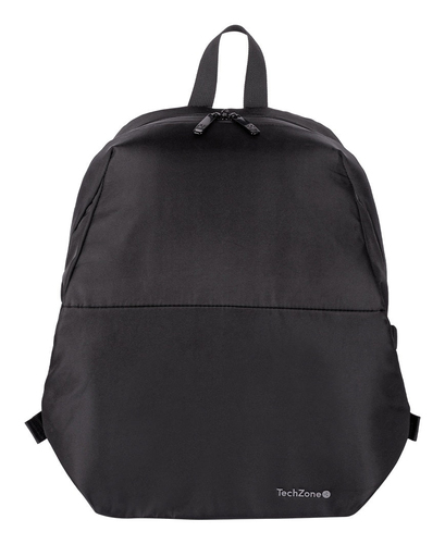 Mochila Techzone TZLBP13 Tamaño Max de Pantalla 15.6", Poliéster, Color Negro